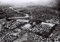 上空から見た黒髪地区 1953年