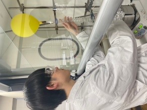 実験に取り組む学生の様子